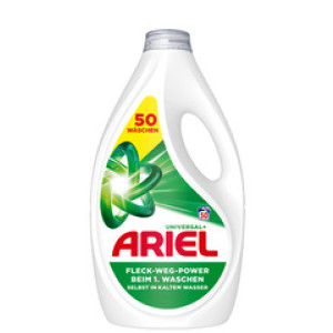 ARIEL vloeibaar wasmiddel Universal+, 1,125 liter, 25 wasbeurten
