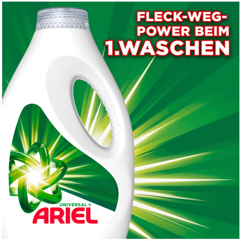 ARIEL vloeibaar wasmiddel Universal+, 4,995 liter, 111 wasbeurten