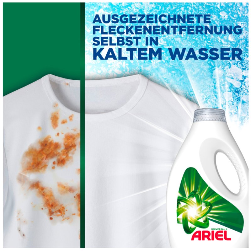 ARIEL vloeibaar wasmiddel Universal+, 4,995 liter, 111 wasbeurten