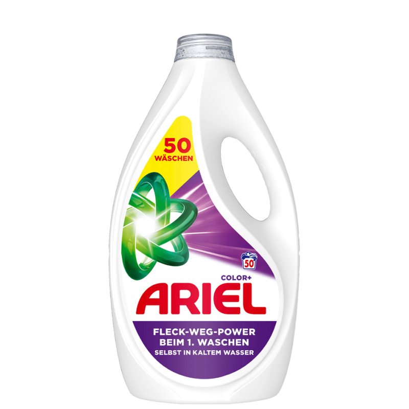 ARIEL vloeibaar wasmiddel Color+, 2,25 liter, 50 wasbeurten
