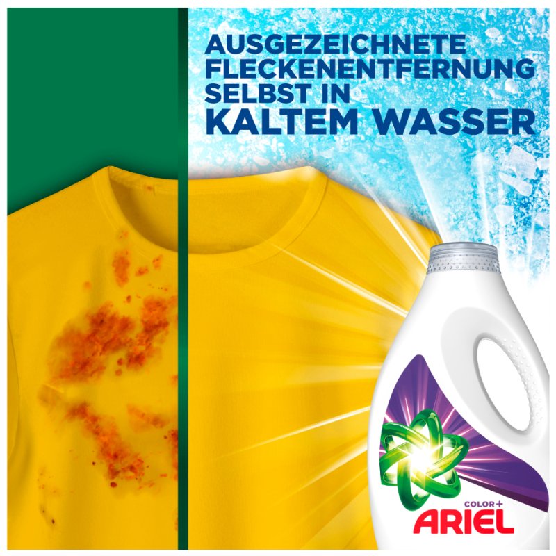 ARIEL vloeibaar wasmiddel Color+, 2,25 liter, 50 wasbeurten