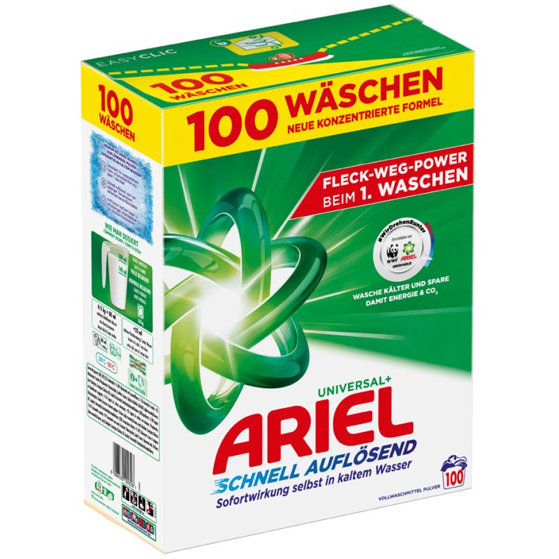ARIEL wasmiddel poeder Regulär, volledig wasmiddel, 36 wasbeurten