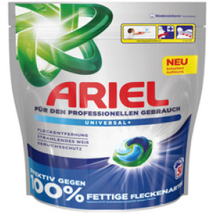 ARIEL Professional All-in-1 wascapsules Universal+, 100 wasbeurten, vetvlekken