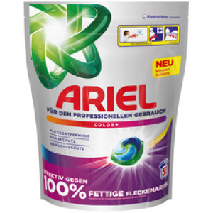ARIEL Professional All-in-1 wascapsules Color+, 100 wasbeurten, professioneel gebruik