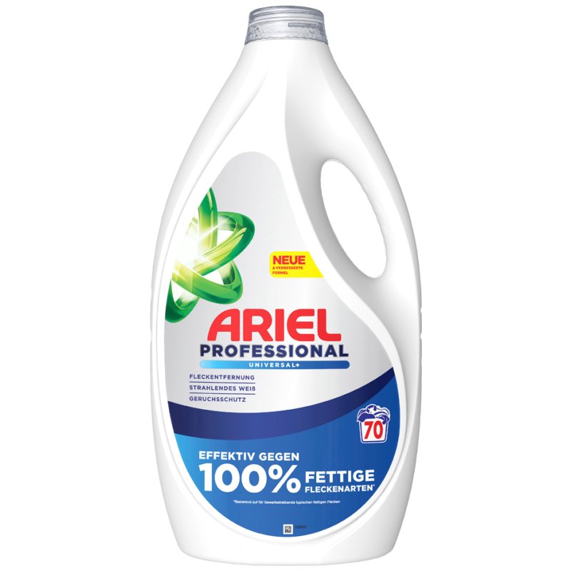 ARIEL Professional vloeibaar wasmiddel Universal+, 6,3 liter, 2 flessen