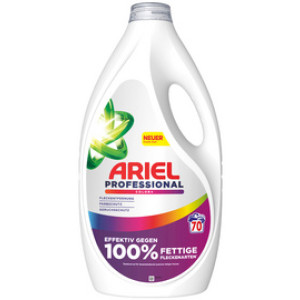 ARIEL Professional vloeibaar wasmiddel Color+, 6,3 liter, professioneel gebruik, 2 flessen