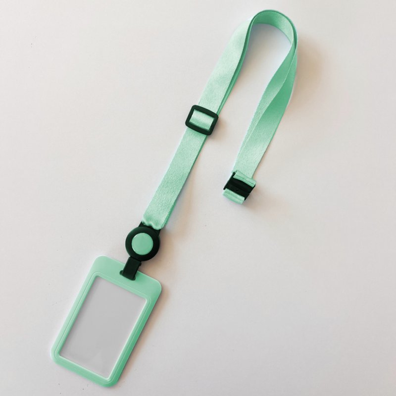 AVERY Zweckform badgehouder met lanyard, pastellblauw, 85 x 54 mm