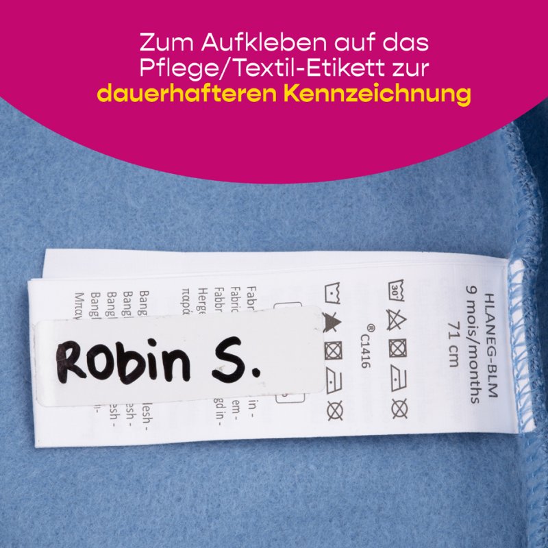 AVERY Textiel-etiketten, 13 x 45 mm, wit