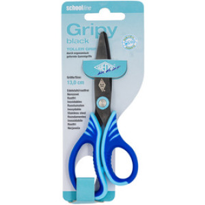 WEDO knutselschaar Gripy black, 175 mm, roestvrij staal, ergonomische grip