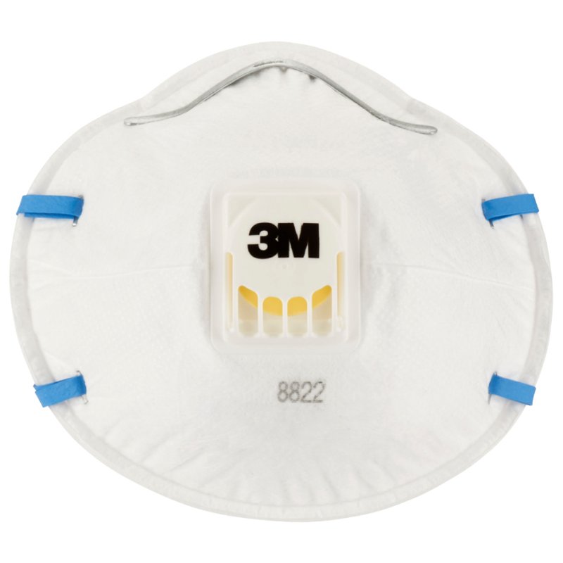 3M ademhalingsbeschermingsmasker Cool Flow 8822, FFP2, met ventiel, 10 stuks