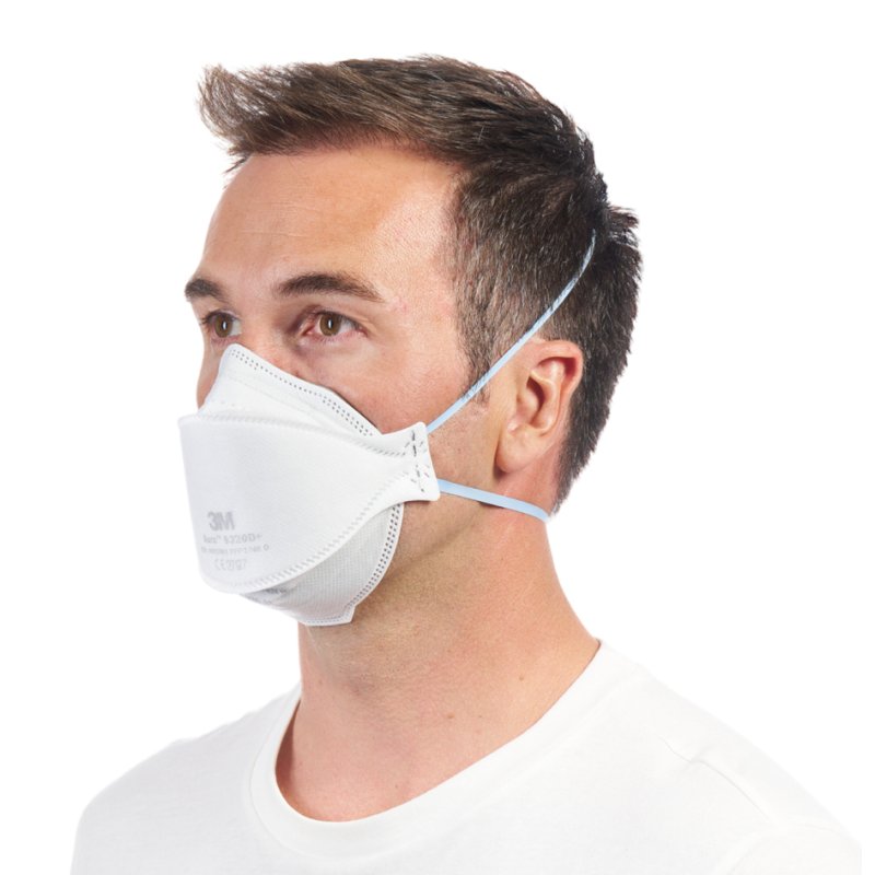 3M Aura ademhalingsmasker 9320+, FFP2, zonder ventiel, 5 stuks