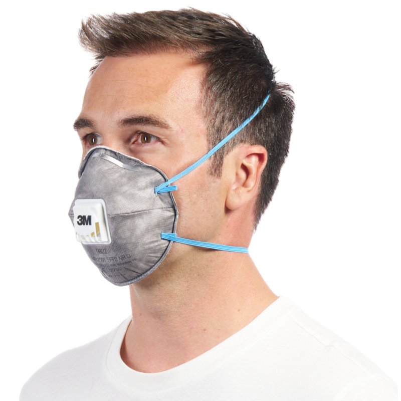 3M ademhalingsmasker Cool Flow 9922, FFP2, met ventiel, 2 stuks
