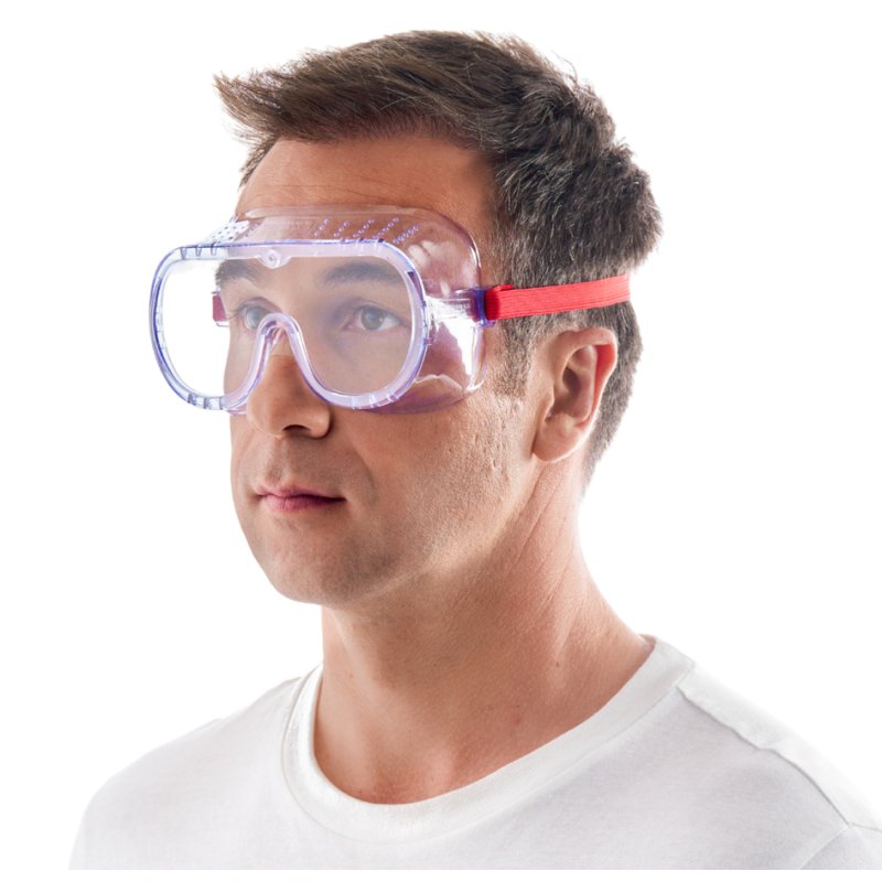 3M veiligheidsbril Classic 4700, polycarbonaat glas, rode band