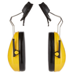 3M kapselgehoorbescherming PELTOR Optime I, voor montage aan helm, geel, SNR 26 dB