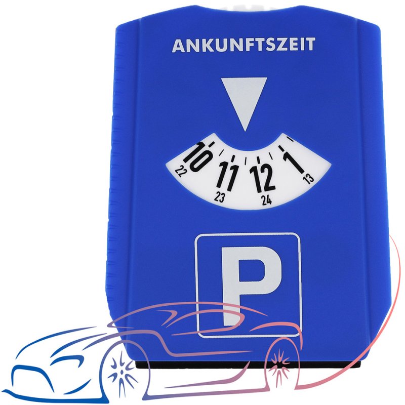 FIRST AID ONLY 5-in-1 multifunctionele parkeerscijf, kunststof, blauw