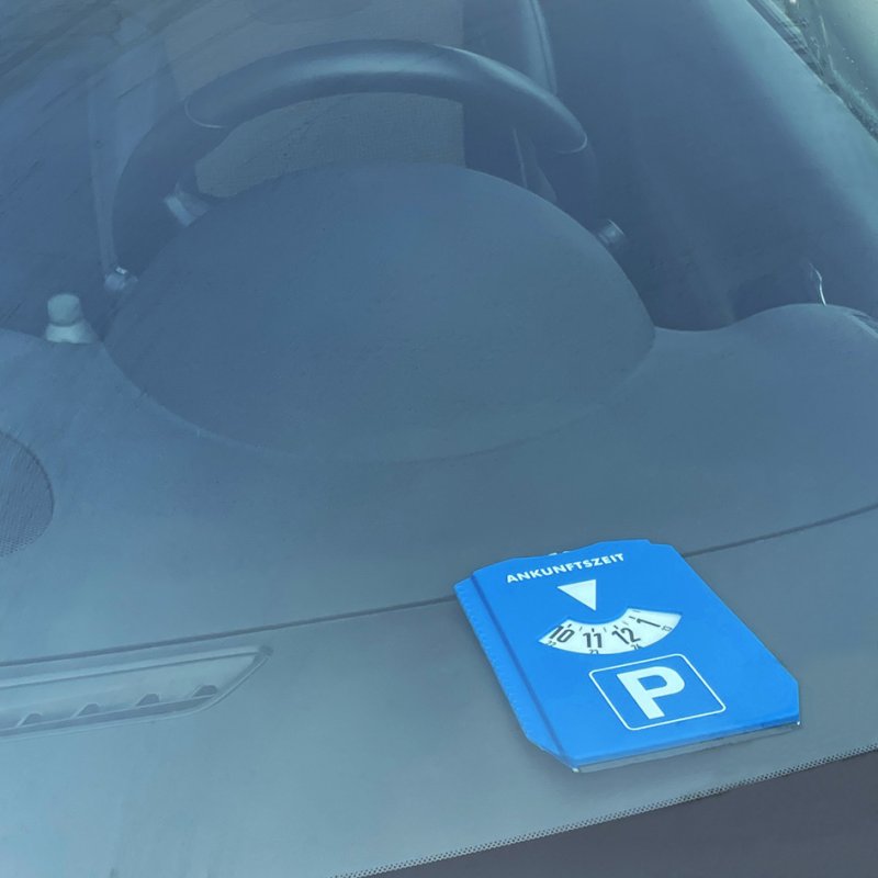 FIRST AID ONLY 5-in-1 multifunctionele parkeerscijf, kunststof, blauw