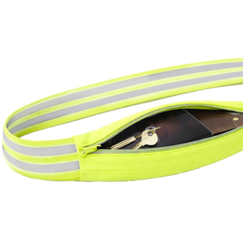 FIRST AID ONLY reflectorgordel met tas, zwart, verstelbare lengte, reflecterende elementen