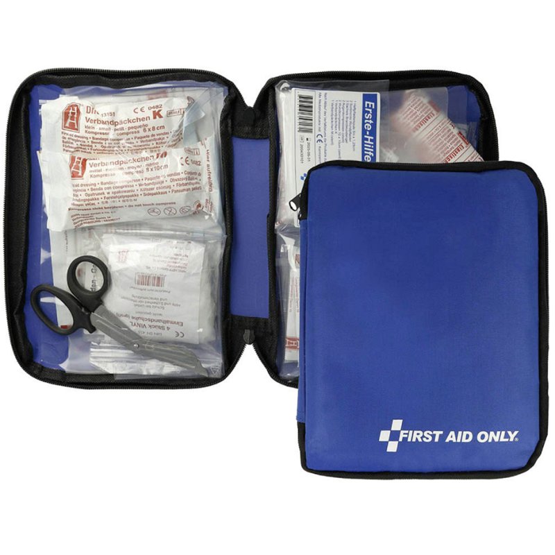 FIRST AID ONLY verbandtas, 50-delig, blauw