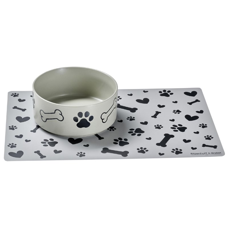 Ritzenhoff & Breker honden-napset MIKA DOG, 350 ml, grijs