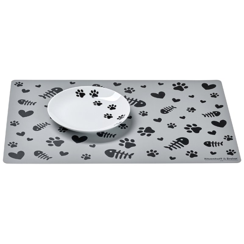Ritzenhoff & Breker kattenvoerbakset MIKA PAW, porselein, 2-delig