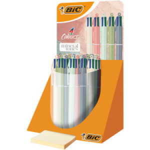 Bic balpen 4 Colours Minera, vierkleurig, 0,32 mm, 30 stuks