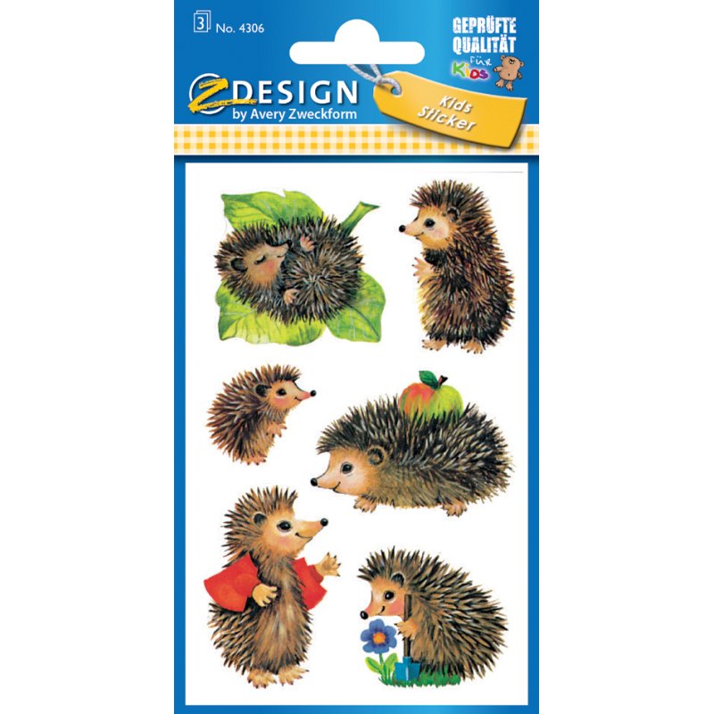 Kinderen Stickertje 'Egel'