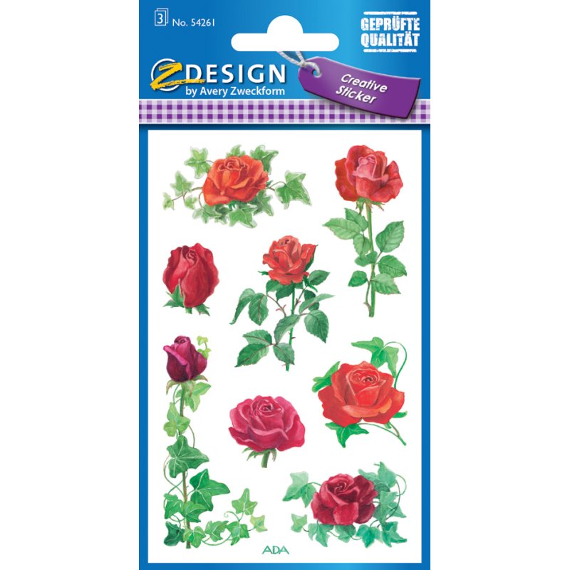 Creatieve stickers 'Rozen'