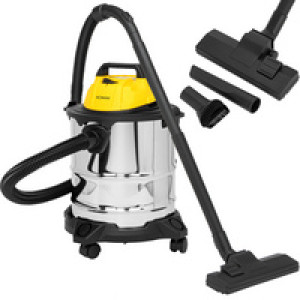 BOMANN nat-droogzuiger BS 6058, edelstaal, 20 L tank, 1200 W