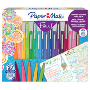 PAPER:MATE viltstiften Flair Original, M (1,0 mm), waterbasis inkt, 20 stuks