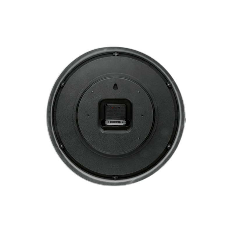 NEXTIME wandklok NXT, 26 cm diameter, wit wijzerplat, zwart