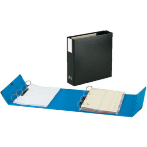 extendos dubbele ordner Arianex IN40D02, zwart, 80 mm rugbreedte, 5 stuks