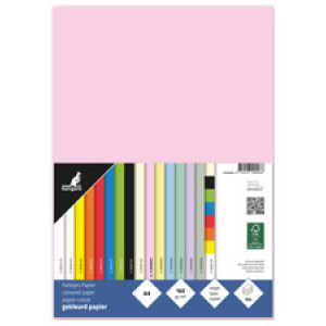 kangaro multifunctioneel papier Kanga, A4 160 g/m², pastellroze, 50 vel