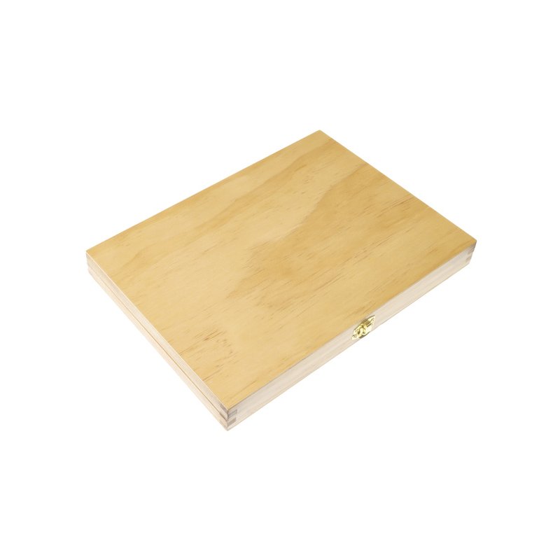 kangaro pennenbak Kan, hout, 280 x 200 mm, met sluiting