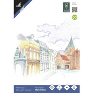 kangaro markerblok, A4, wit, 50 vel