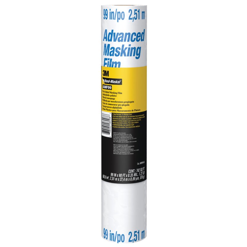 3M afdekkfolie Hand-Masker Abdec, 1,21 m x 54,8 m, transparant