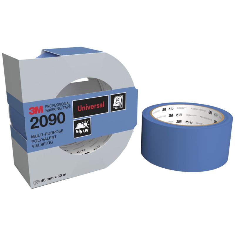 3M schilderstape 2090, 30 mm x 50 m, blauw